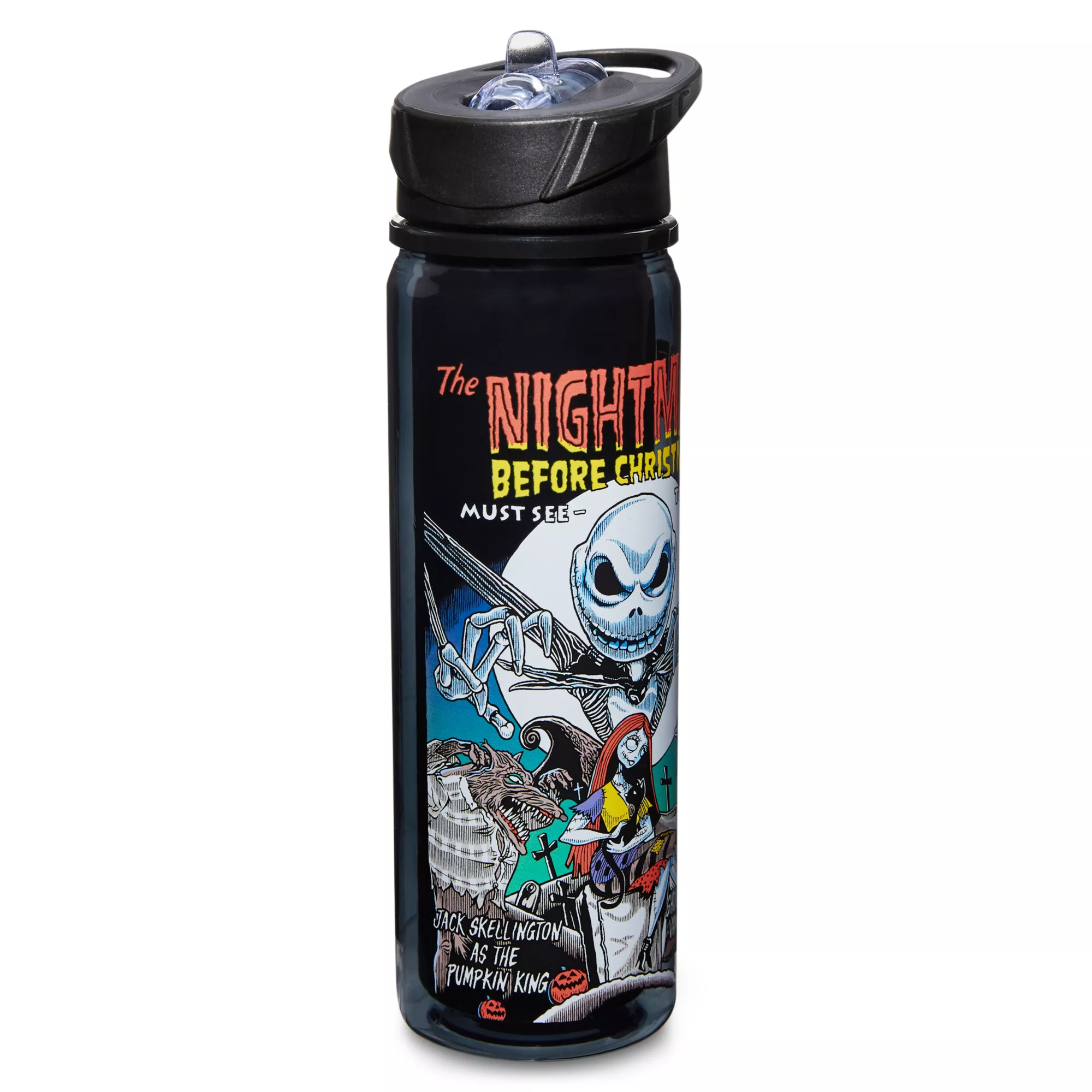 See to Believe Water Bottle 16 oz. - The Nightmare Before Christmas at Spencer's