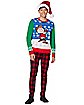 Light-Up Charlie Brown Tree Ugly Christmas Sweater - Peanuts