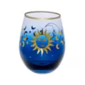 Glitter Sun and Moon Stemless Wine Glass - 20 oz. at Spencer's