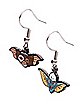 Gizmo and Stripe Gremlins Dangle Earrings - 22 Gauge