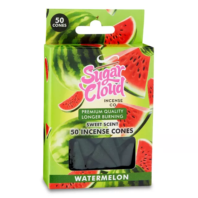 Sugar Cloud Watermelon Incense Cones - 50 Pack at Spencer's