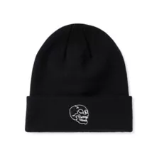 Skull Icon Cuff Beanie Hat at Spencer's