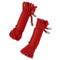 Red Bondage Rope Twin Pack - Pleasure Bound at Spencer's