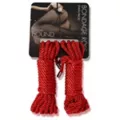 Red Bondage Rope Twin Pack - Pleasure Bound at Spencer's