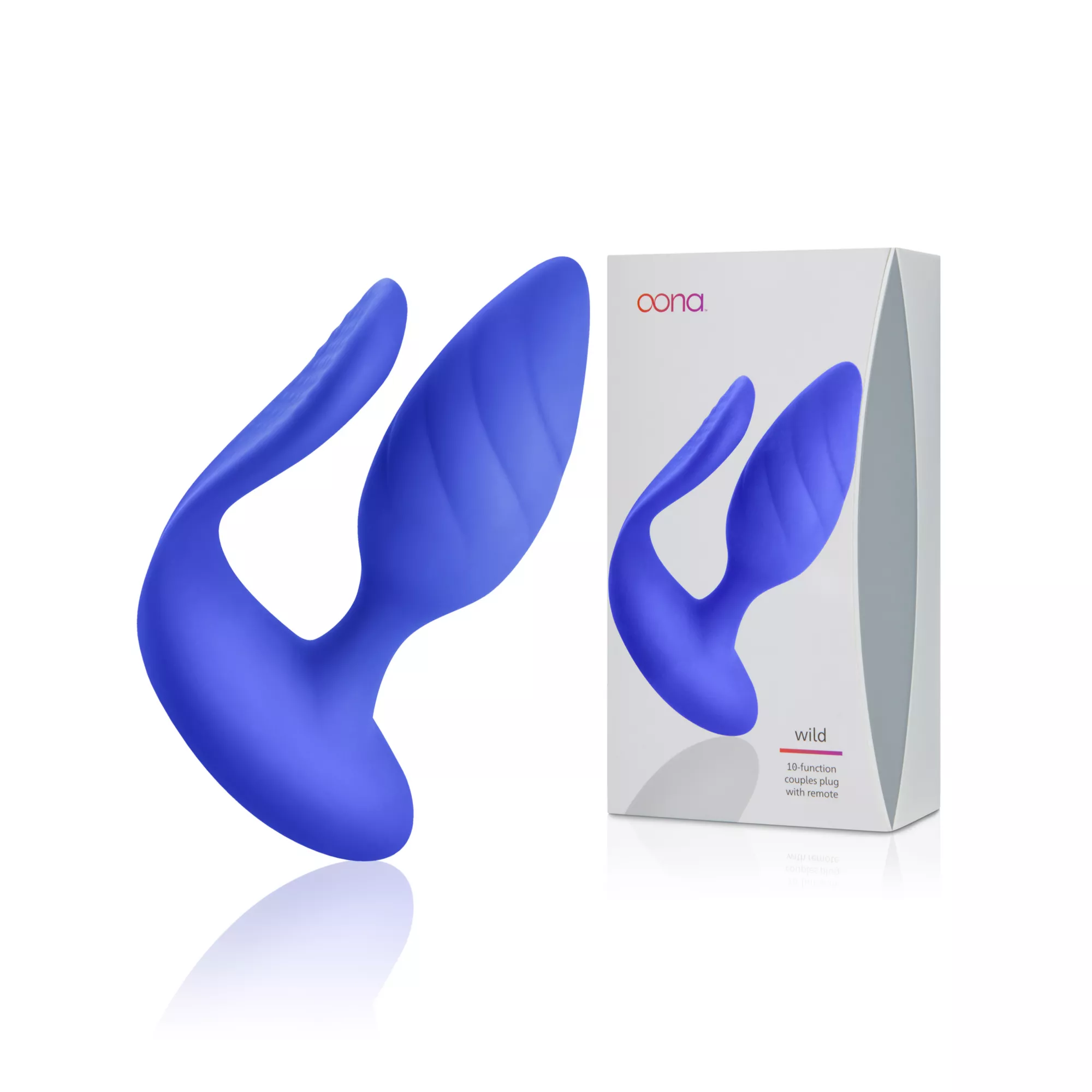 Multi-Function Rechargeable Waterproof Dual Vibrator 4.5 Inch