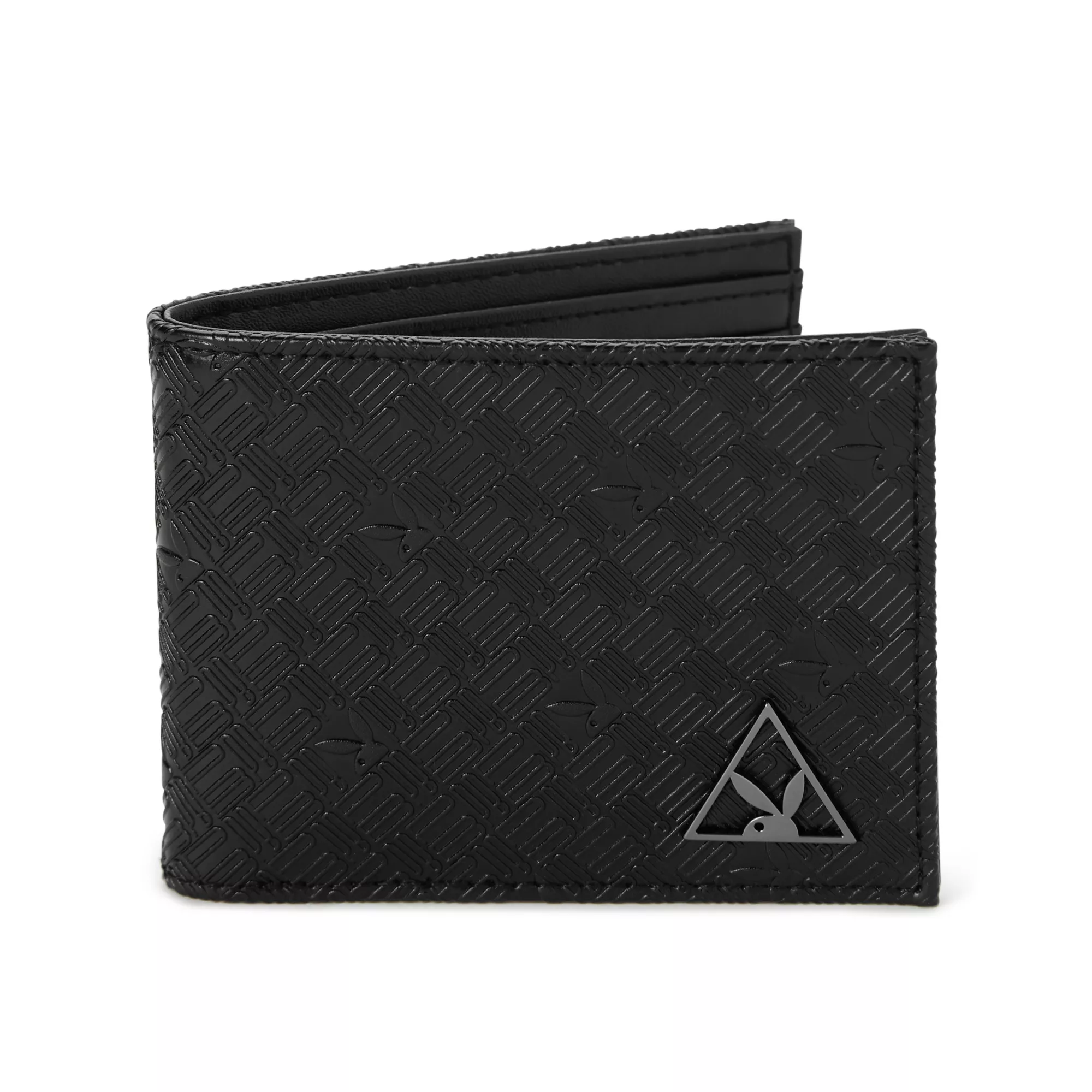 Black Playboy Logo Bifold Wallet at Spencer's