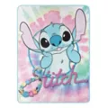 Stitch Floral Fleece Blanket - Lilo & Stitch at Spencer's