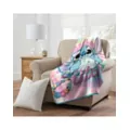 Stitch Floral Fleece Blanket - Lilo & Stitch at Spencer's