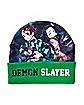 Tanjiro and Nezuko Cuff Beanie Hat - Demon Slayer