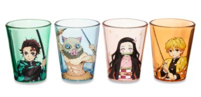 Multi-Pack Demon Slayer Character Shot Glasses 4 Pack - 1.5 oz.