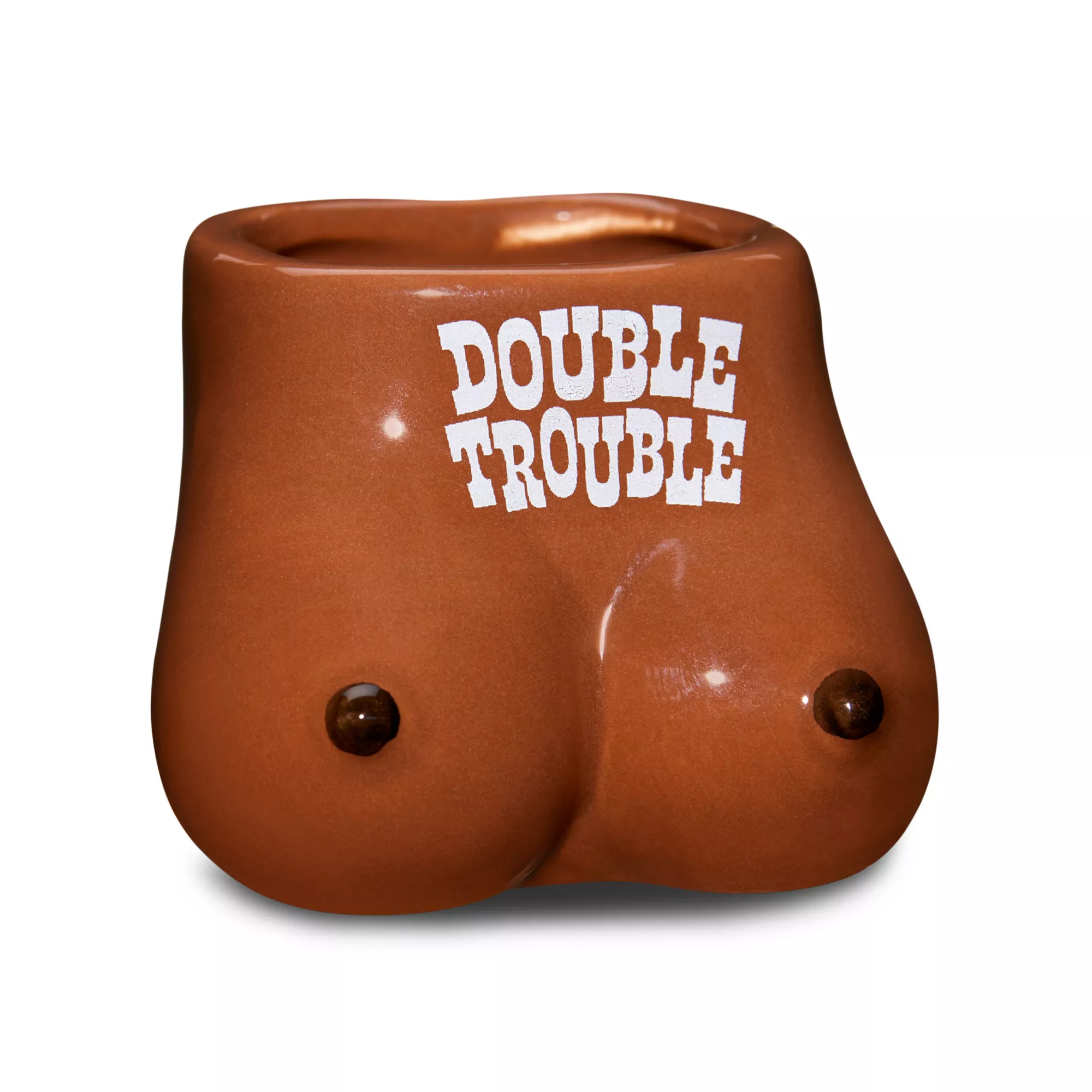 Double Trouble Molded Shot Glass - 3 oz. at Spencer's