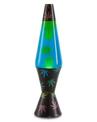 Weed Leaf Smoke Lava Lamp - 17 Inch