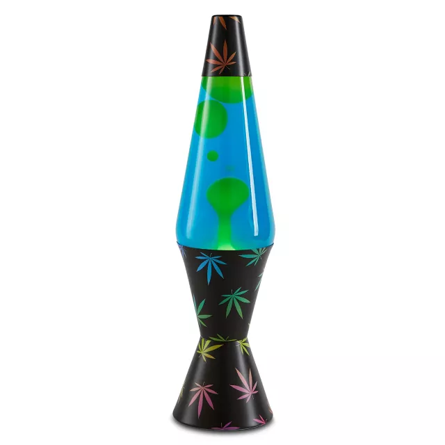 17 Inch Weed Leaf Smoke Lava Lamp at Spencer's