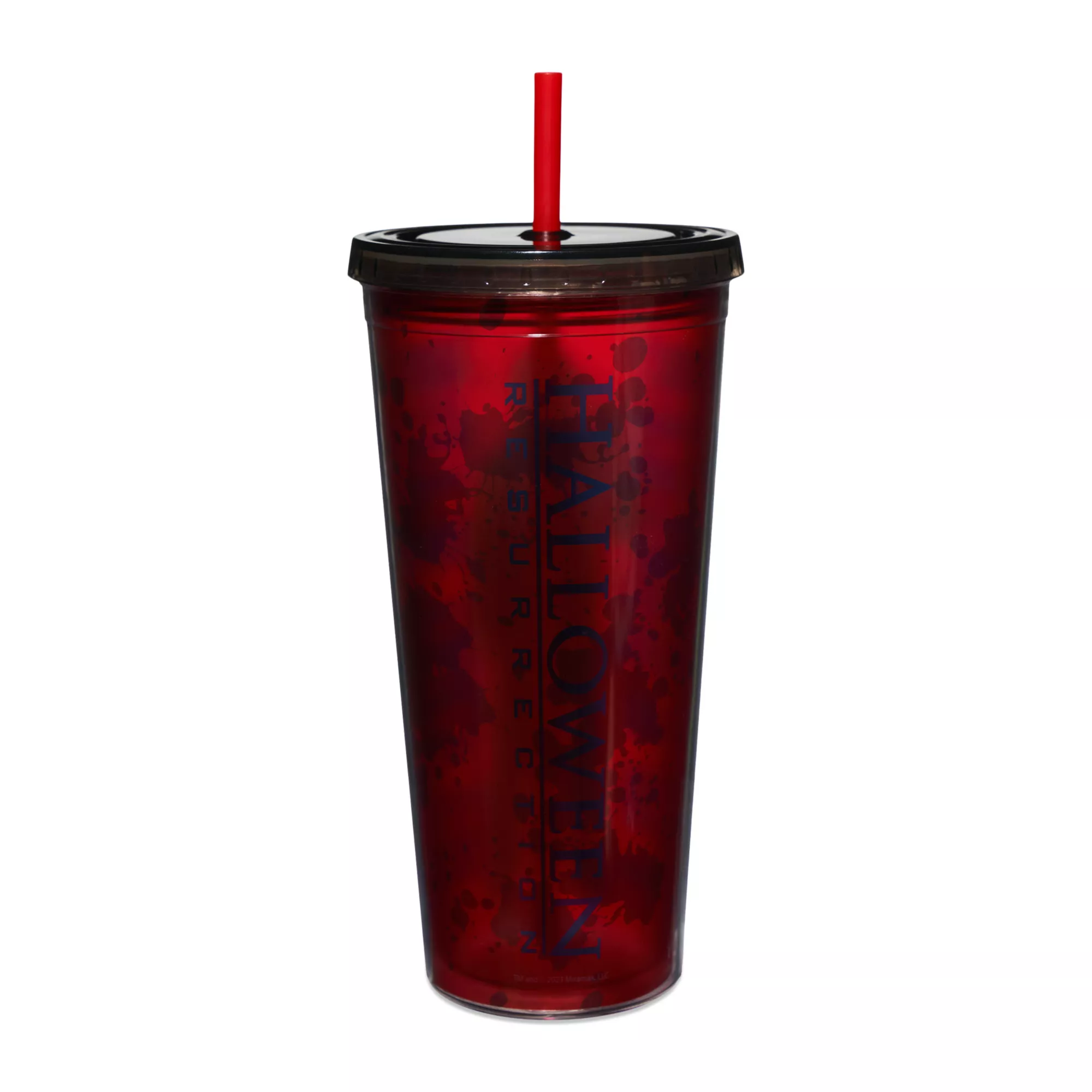 Michael Myers Stalker Cup with Straw 20 oz. - Halloween at Spencer's