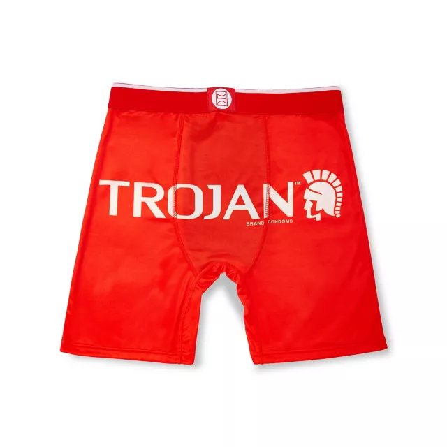 Red Trojan Boxer Briefs at Spencer's