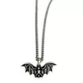 Bat Pendant Chain Necklace at Spencer's