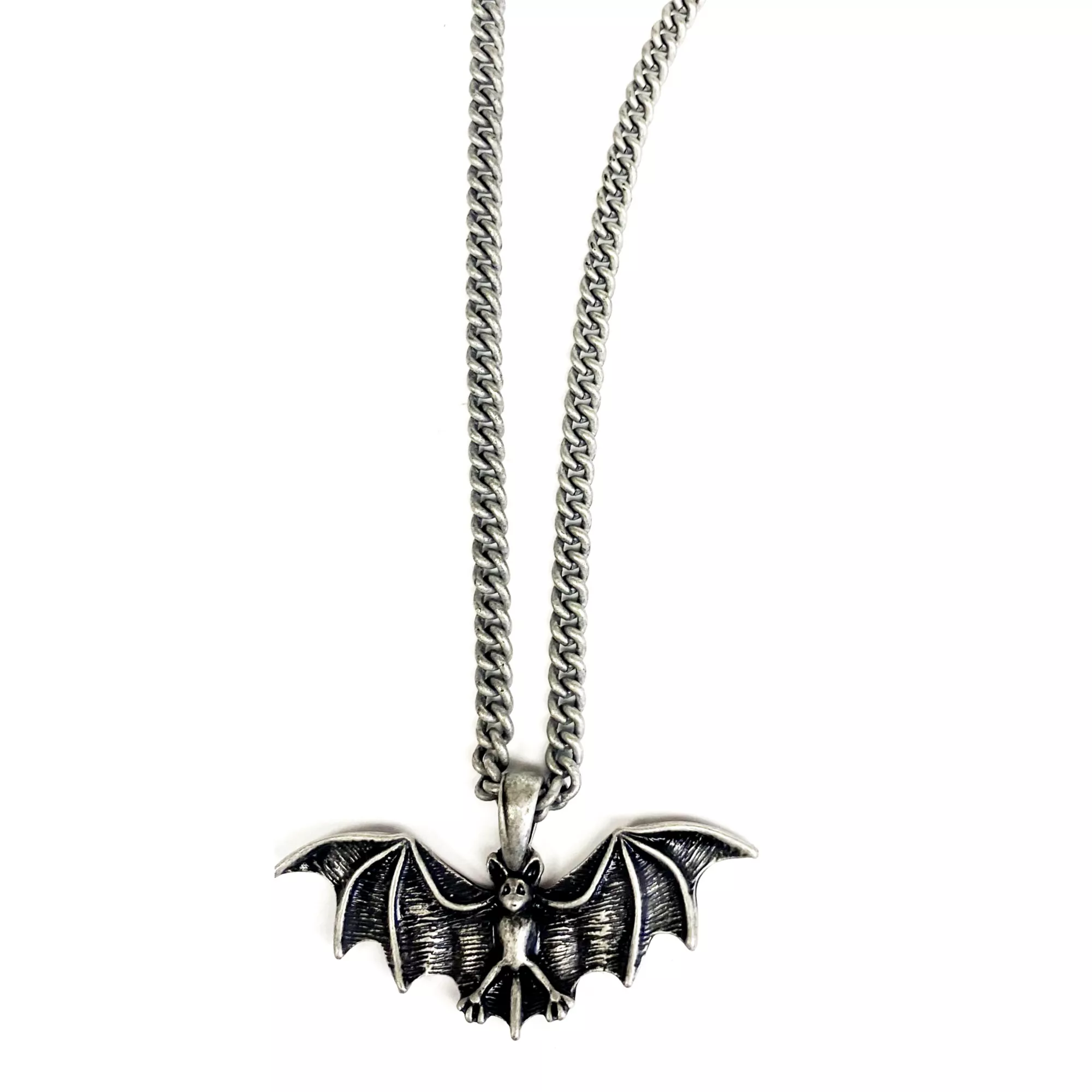 Bat Pendant Chain Necklace at Spencer's