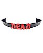 Black and Red Dead Drip Choker Necklace
