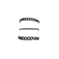 Multi-Pack Curb Chain Bracelets - 3 Pack at Spencer's