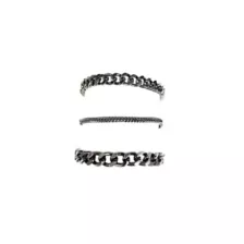 Multi-Pack Curb Chain Bracelets - 3 Pack at Spencer's