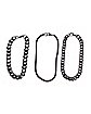 Multi-Pack Curb Chain Bracelets - 3 Pack