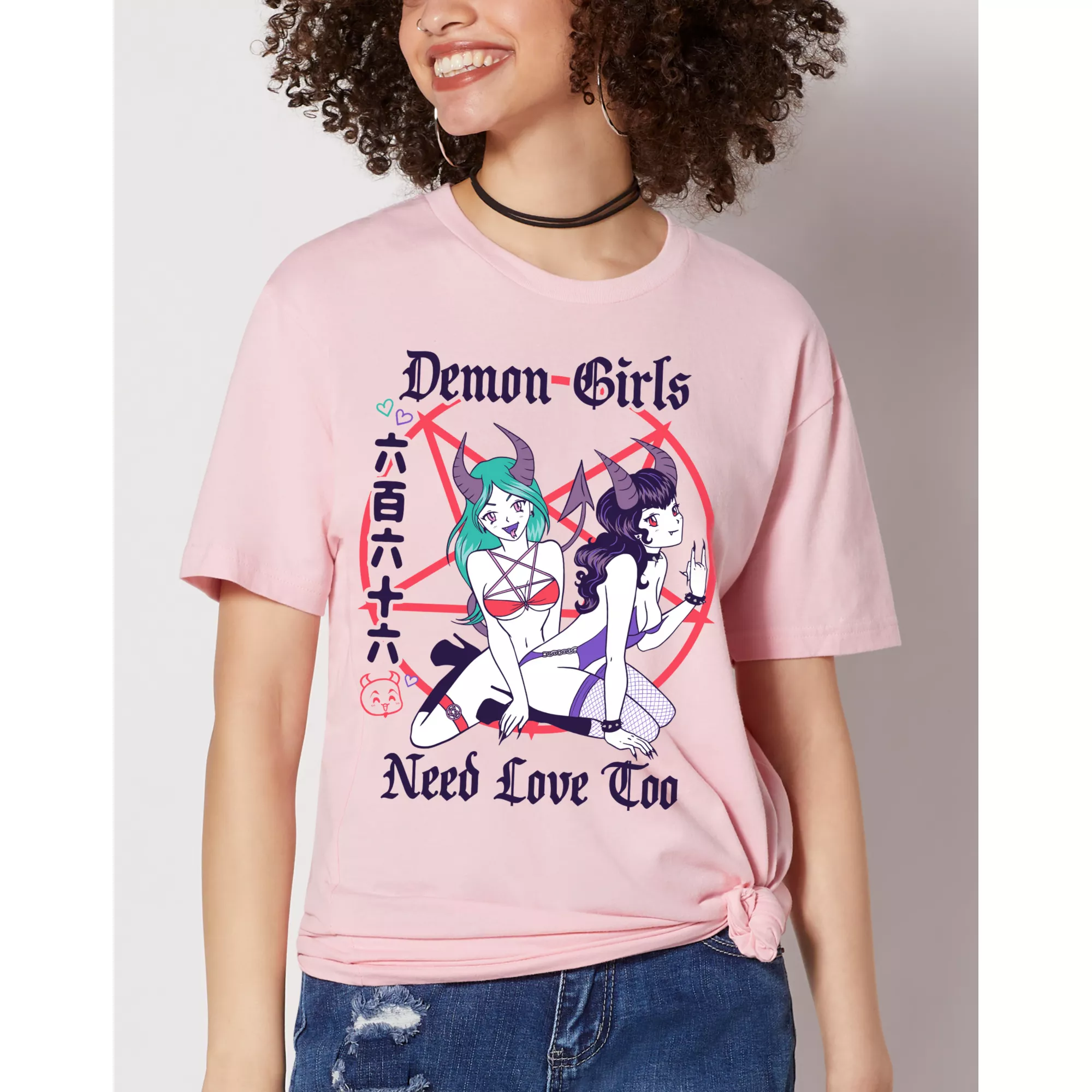 Demon Girls Need Love Too T Shirt at Spencer's