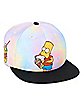 Tie Dye Bart Simpson Snapback Hat - The Simpsons