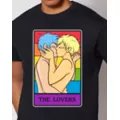 Rainbow Pride The Lovers Tarot Card T Shirt at Spencer's