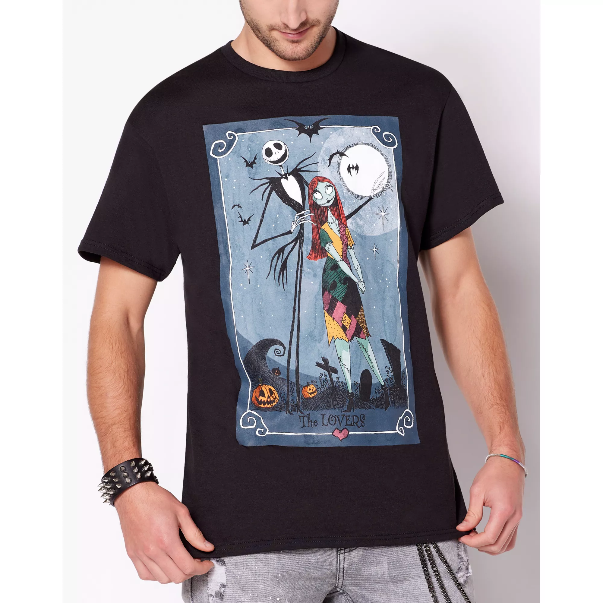 The Lovers Tarot T Shirt - The Nightmare Before Christmas at Spencer's