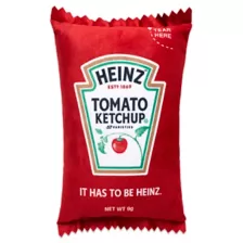 Heinz Ketchup Packet Pillow at Spencer's