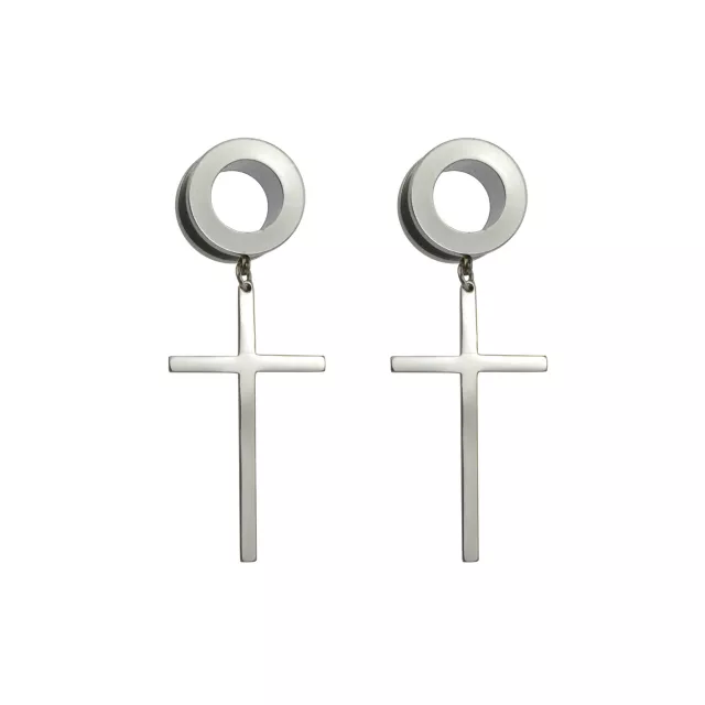 Cross Dangle Plugs at Spencer's