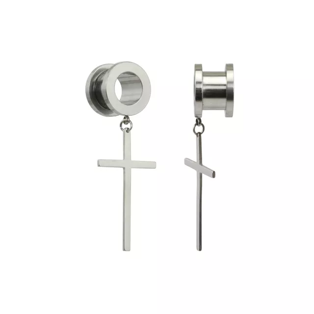 Cross Dangle Plugs at Spencer's