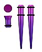 Multi-Pack Ombre Purple Tapers and Plugs - 2 Pair