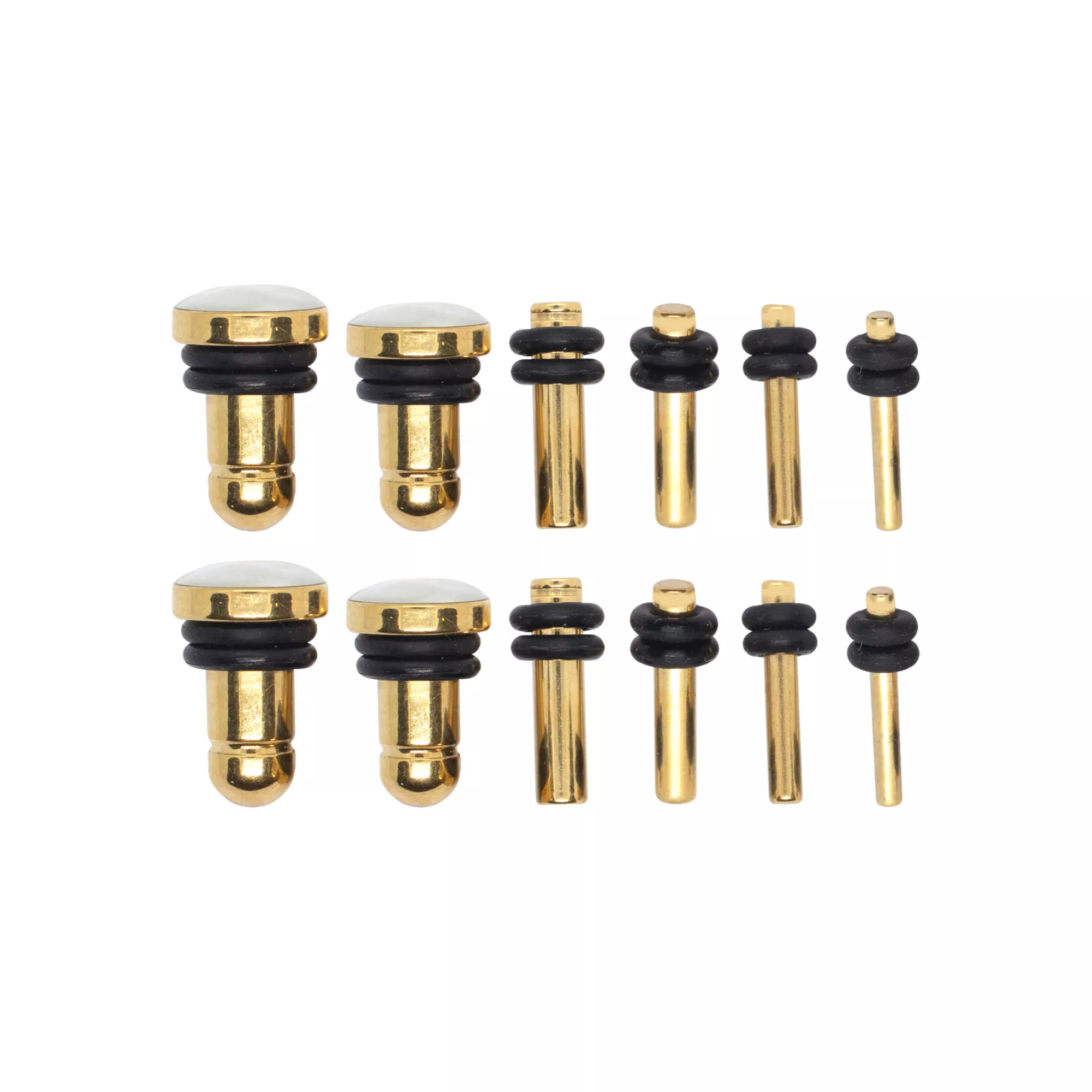Multi-Pack Goldtone Plugs 12 Pack at Spencer's
