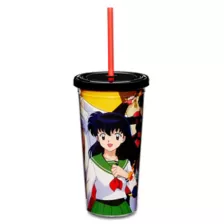 Inuyasha Cup with Straw - 20 oz. at Spencer's