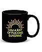 Ray of Fucking Sunshine Black Light Coffee Mug - 20 oz.