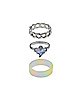 Multi-Pack Ghost and Chain Rings - 3 Pack