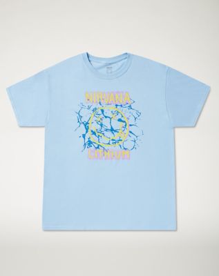 Nirvana t shirt store blue