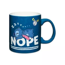 Sleeping Stitch Nope Coffee Mug - Lilo & Stitch at Spencer's
