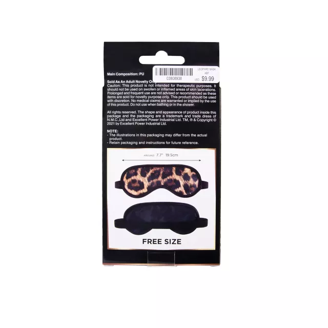 Leopard Print Blindfold at Spencer's