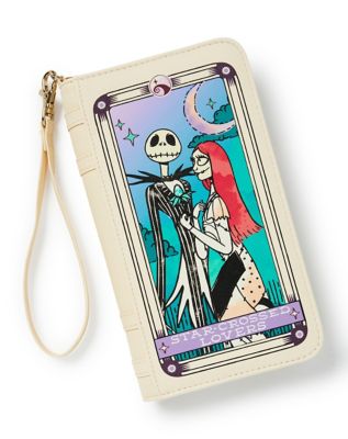 Ivory Jack Skellington and Sally Zip Wallet - The Nightmare Before