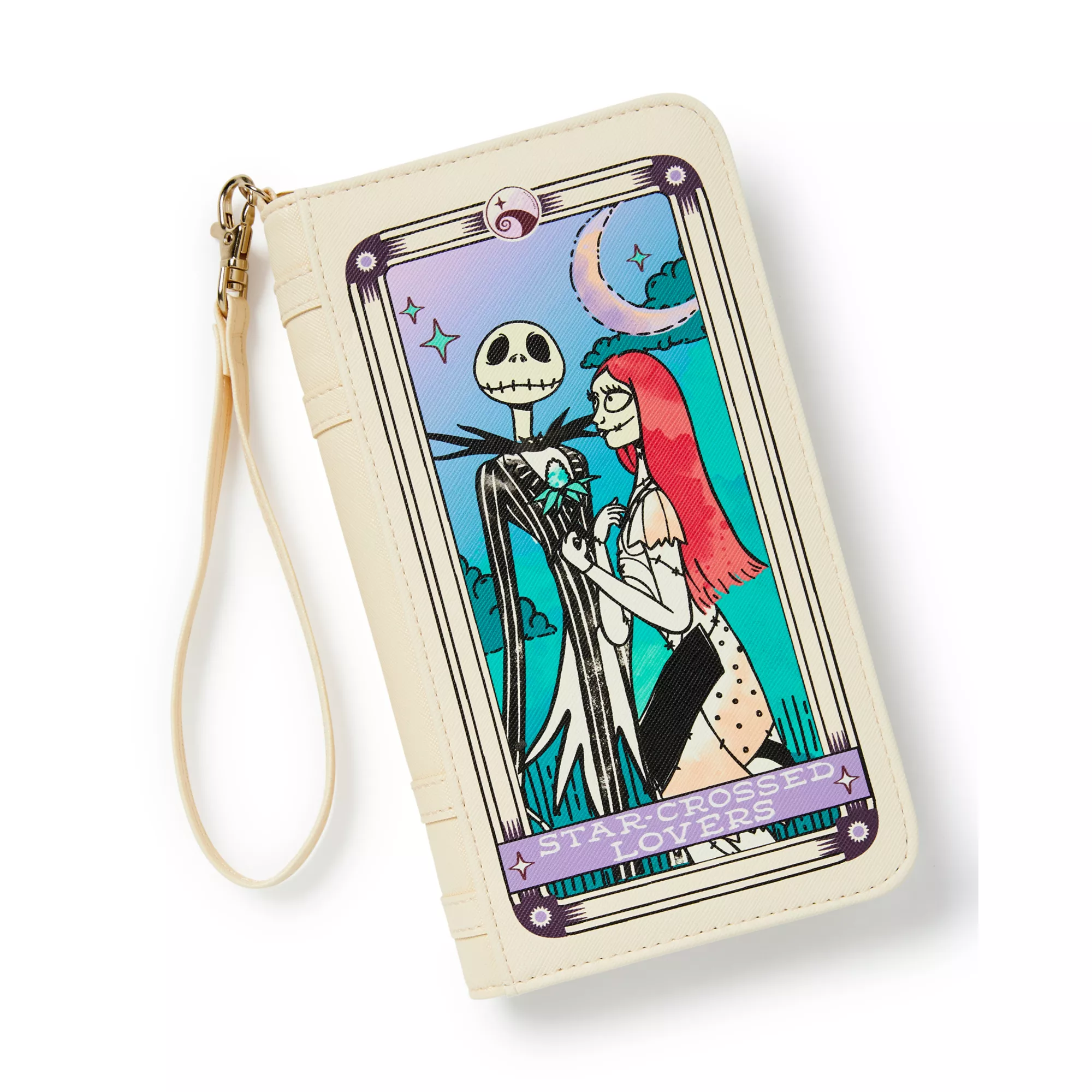 Ivory Jack Skellington and Sally Zip Wallet - The Nightmare Before Christmas at Spencer's