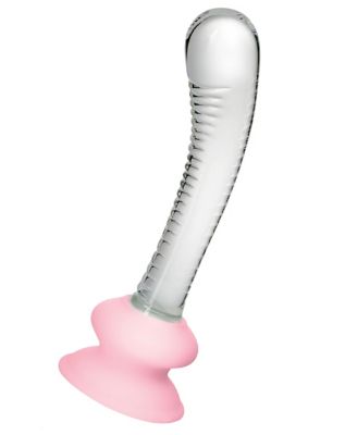 Plunge Glass Dildo with Removable Suction Cup 7.1 Inch – Oona