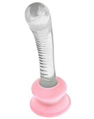 Plunge Glass Dildo with Removable Suction Cup 7.1 Inch – Oona