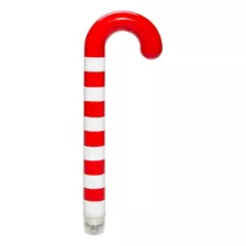 Striped Candy Cane Waterproof Vibrator - 8.3 Inch at Spencer's