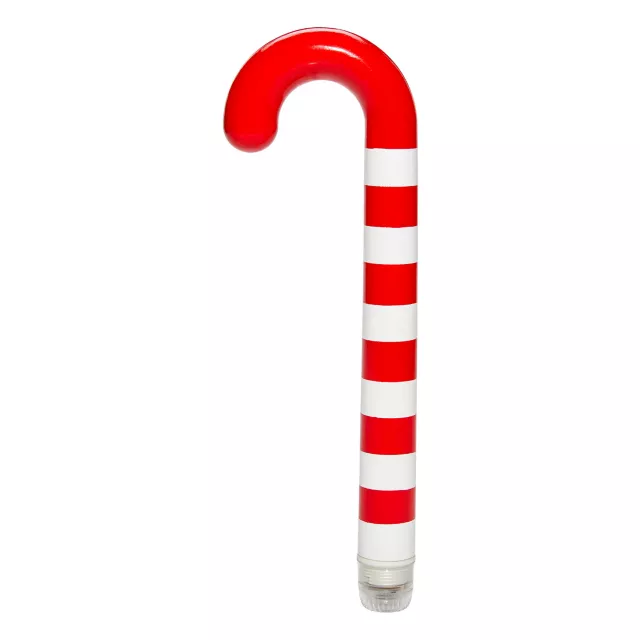 Striped Candy Cane Waterproof Vibrator - 8.3 Inch at Spencer's