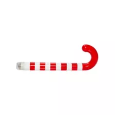 Striped Candy Cane Waterproof Vibrator - 8.3 Inch at Spencer's