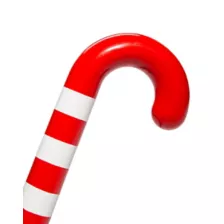 Striped Candy Cane Waterproof Vibrator - 8.3 Inch at Spencer's