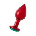 Red and Green Jewel Butt Plug - 2.6 Inch at Spencer's