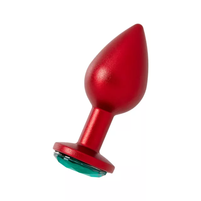 Red and Green Jewel Butt Plug - 2.6 Inch at Spencer's